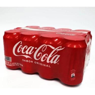 Imagem de Pack Coca-cola Sabor Original Lata 350ml 12 Unidades