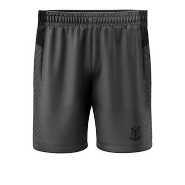 Imagem de Bermuda Braziline Flamengo Advice - Cinza-Unissex