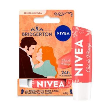 Imagem de Hidratante Labial Nivea Bridgerton Chá de Pêssego 4,8g