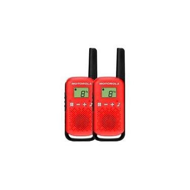 Imagem de Rádio Comunicador Motorola Talkabout  T110BR, 26 Canais, 25KM, Vermelho - 71669