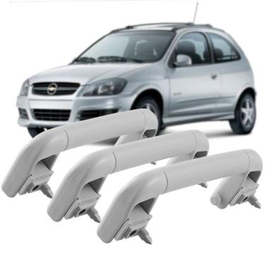 Imagem de Kit 3 Alca De Teto Auto Quality Celta 2007 A 2010 Kit1142