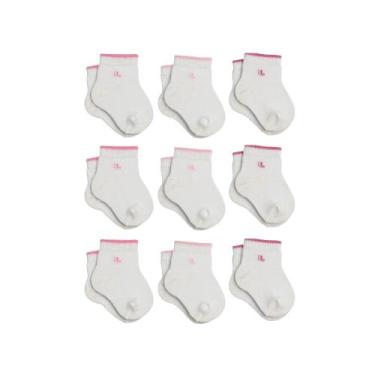 Imagem de Kit Com 9 Pares De Meias Lupo De Algodão Cotton Infantil Baby Masculin