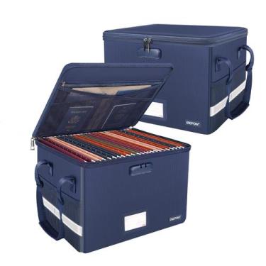 Imagem de Caixa organizadora de arquivos ENGPOW à prova de fogo e com trava, 39 