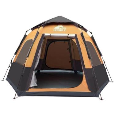 Imagem de Carpa de Camping HEWOLF para 2/3/4 Personas Impermeable para 3 Estacio