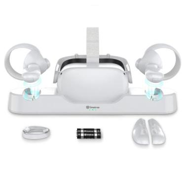 Imagem de Fone de ouvido Charging Dock Smatree Quest 2 VR com 2 baterias