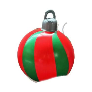 Imagem de Bola De Natal Inflável De PVC De 40cm Para Decoração De Jardim, Quinta