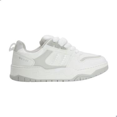 Imagem de Tênis Via Marte Feminino Napa Branco Nove, Bc, Napa branco neve, 37