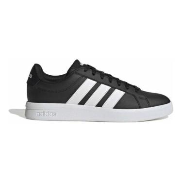 Imagem de Tênis Masculino Adidas Grand Court Base 3.0 KJ7810, Preto, 44