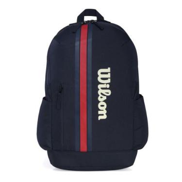 Imagem de Mochila Wilson Team Azul Marinho e Vermelho