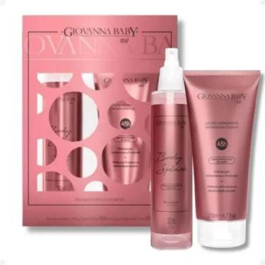 Imagem de Kit Giovanna Baby Rosé Body Splash 260ml hidratante 200ml