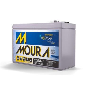 Imagem de Bateria Estacionária para Nobreack Moura 12MVA-12, Cinza
