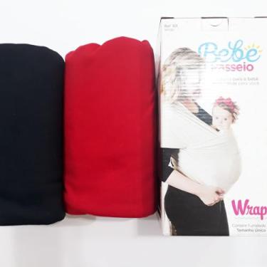 Imagem de Sling Bebê passeio - Wrap, Preto