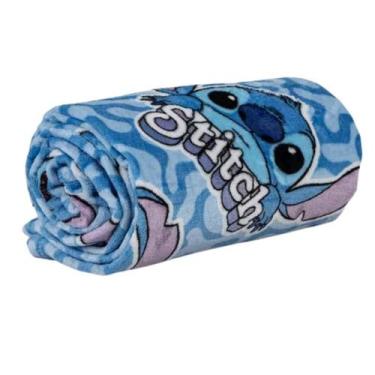 Imagem de Manta Solteiro Infantil Quentinha Macia Disney Stitch 1 Peça Cor Stitc