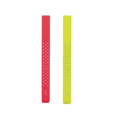 Imagem de Marca Texto Dobrável Neon Ponta Poliéster Cores Vibrantes  - BRW, 1 RO
