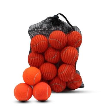 Imagem de Bolas de Tênis Swingers 20 Unidades 6,5 cm Laranja com Bolsa