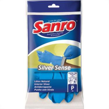 Imagem de Luva Sanro Latex Silver Sense P Par