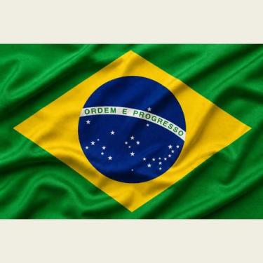 Imagem de Bandeira Do Brasil Em Malha Celebrações 1,50x0,90cm - PERFECT IMPORTS