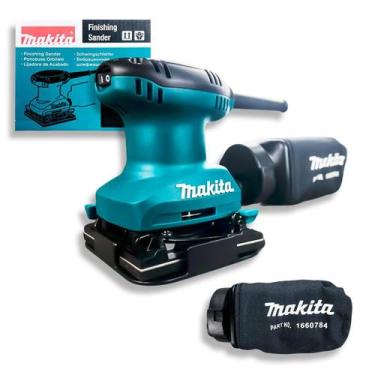 Imagem de Lixadeira Orbital Makita BO4557 180W 14000OPM com Coletor de Pó, 220V
