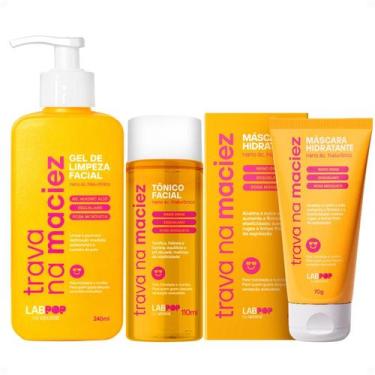 Imagem de Kit LabPop by Labotrat Trava na Maciez: Gel de Limpeza, Tônico Facial 