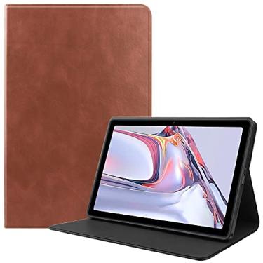 Imagem de Caso ultra slim Caso dobrável para Samsung Galaxy Tab A7 10.4"2020 Tablet Case, Slim Fit Case Smart Stand Capa protetora com Auto Sleep & Wake Recurso Capa traseira da tabuleta (Color : Browm)