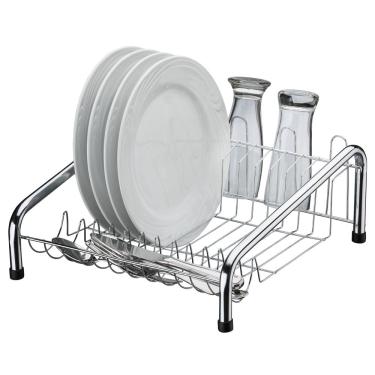 Imagem de Escorredor de Louças para 12 Pratos Utimil em Aço Cromado
