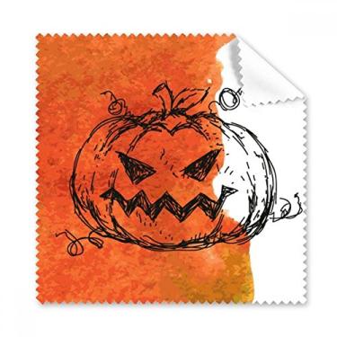 Imagem de Pano de limpeza de abóbora de Halloween pintado à mão, 5 peças