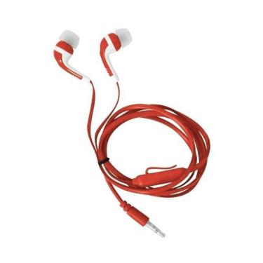 Imagem de Fone de Ouvido Super Bass 130 c/Microfone Vermelho - Inova