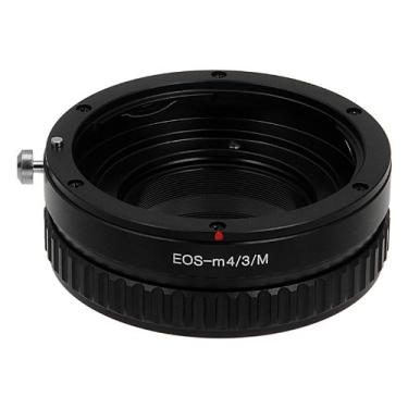 Imagem de Adaptador de montagem de lente Fotodiox Pro, lente de montagem Canon EOS (EF, EF-s) para câmeras digitais sem espelho Micro 4/3 (MFT) com helicóide de foco macro - Panasonic Lumix, Olympus Pen, OM-D, etc