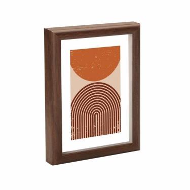 Imagem de Porta Retrato Em Mdf 15X20 Madeira E Vidro