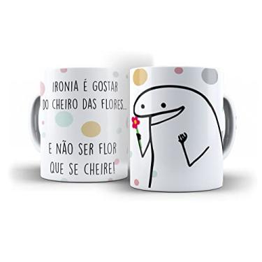 Imagem de Caneca Flork Ironia ? gostar do cheiro das Flores