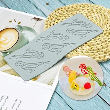 Imagem de Molde de doces de folha oca animal, doce de chocolate 3D molde oco de abelha/pássaro/caracol/vaca, decoração de bolo de artesanato de açúcar, topo de cupcake, argila de polímero (F_23,2 x 8,8 x 0,3 cm)