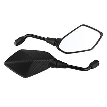 Imagem de Espelhos de motocicleta, espelho lateral de motocicleta durável 1 par para bicicleta elétrica para scooter para motocicleta