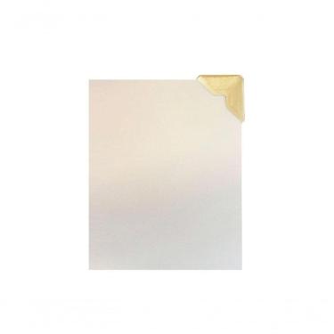 Imagem de Cantoneiras Auto Adesiva Fotos Cor Marfin - 10 Blisters