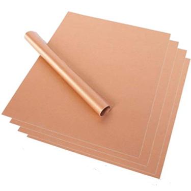 Imagem de Forro de forno antiaderente reutilizável para a parte inferior do gás, forno elétrico e micro-ondas - funciona como tapete de assadeira e grelha - conjunto de 4