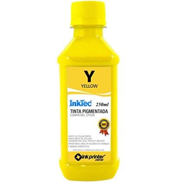 Imagem de Tinta Inktec Amarela Pigmentada para Impressora Epson (250ml)