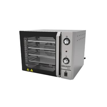 Imagem de Forno Turbo Convector Elétrico Aço Inox Fcsb4e 4 Esteiras Venâncio 220v