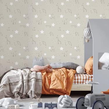 Imagem de Papel de Parede Adesivo Safari Infantil