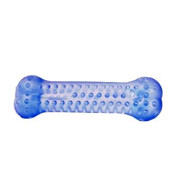 Imagem de Brinquedo para cães Osso Massageador Cristal (M) Azul