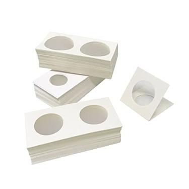 Imagem de Honbay Porta-moedas de papelão, 150 peças, porta-moedas, porta-moedas de papel, para coleção de moedas, suprimentos de armazenamento (3 tamanhos, 5 cm x 5 cm)