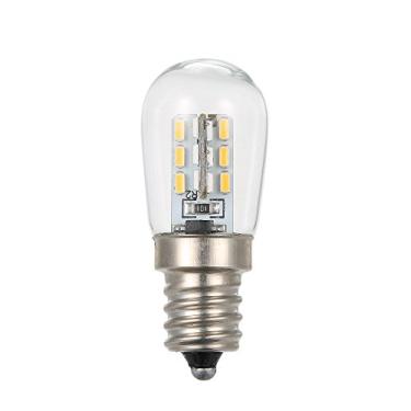Imagem de Lixada Lâmpada de LED para refrigerador, lâmpada de geladeira E12, suporte de soquete de base para lâmpada de teto para congelador lâmpada de iluminação doméstica - branco quente AC110V