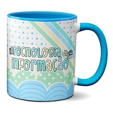 Imagem de Caneca Fofa Profissional Tecnologia Da Informação Presente (Azul)