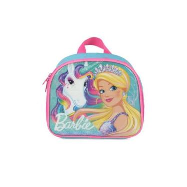 LANCHEIRA TERMICA BARBIE ESCOLA DE PRINCESAS LILÁS REF.61043 SESTINI -  Papelaria Dolly