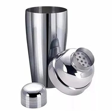 Imagem de Coqueteleira Inox Com Tampa Dosador 550ml C/Aparador de Gelo