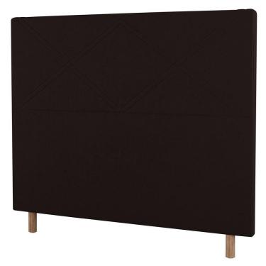 Imagem de Cabeceira Cama Box Casal Queen Size Cairo 160cm ano Marrom