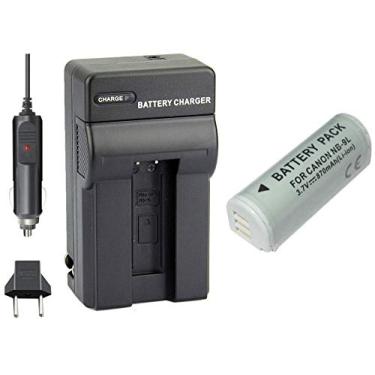 Imagem de Kit Bateria NB-9L + Carregador para Canon PowerShot SD4500IS, IXUS 1000HS