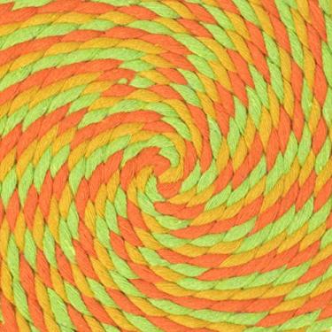 Imagem de Corda de algodão trançado natural West Coast Paracord – Corda artesanal – Corda tripla super macia e forte para esportes, decoração, artesanato, macramê, uso interno (1/4 polegada x 1,8 m, patch azedo)