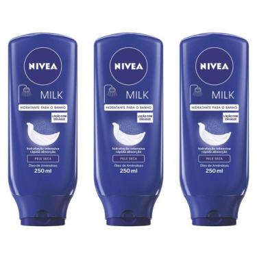 Imagem de Kit C/03 Nivea Body Milk Loção Hidratante 250ml