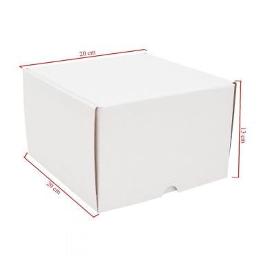 Imagem de Caixa de Papelão Básica E Funda 50 Unidades Embalagens 20cm x 20cm x 13cm