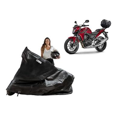Imagem de Capa Protetora compatível com Honda CB 400/450/ 500 com Baú/Bauleto