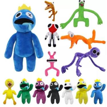 Pelúcia Rainbow Friends Roblox Monstro Blue Azul Babão 30cm